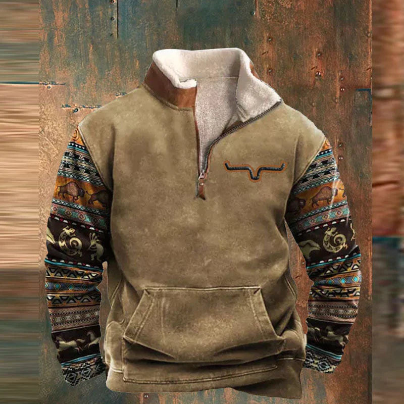 Levi - Modern Zip-Up Sweater in Soft Breathable Fabric for Versatile Style 2