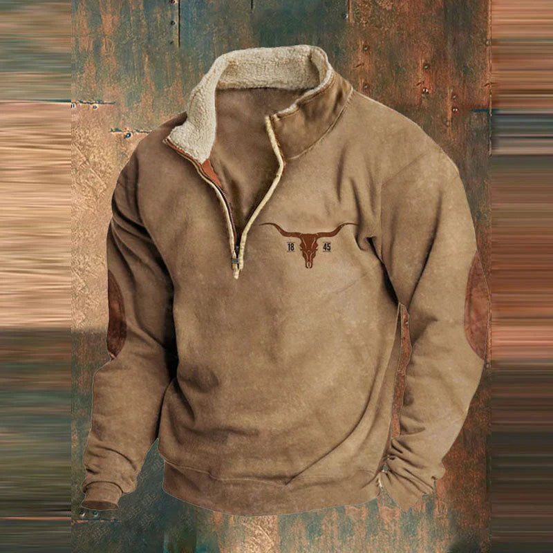Levi - Modern Zip-Up Sweater in Soft Breathable Fabric for Versatile Style 3