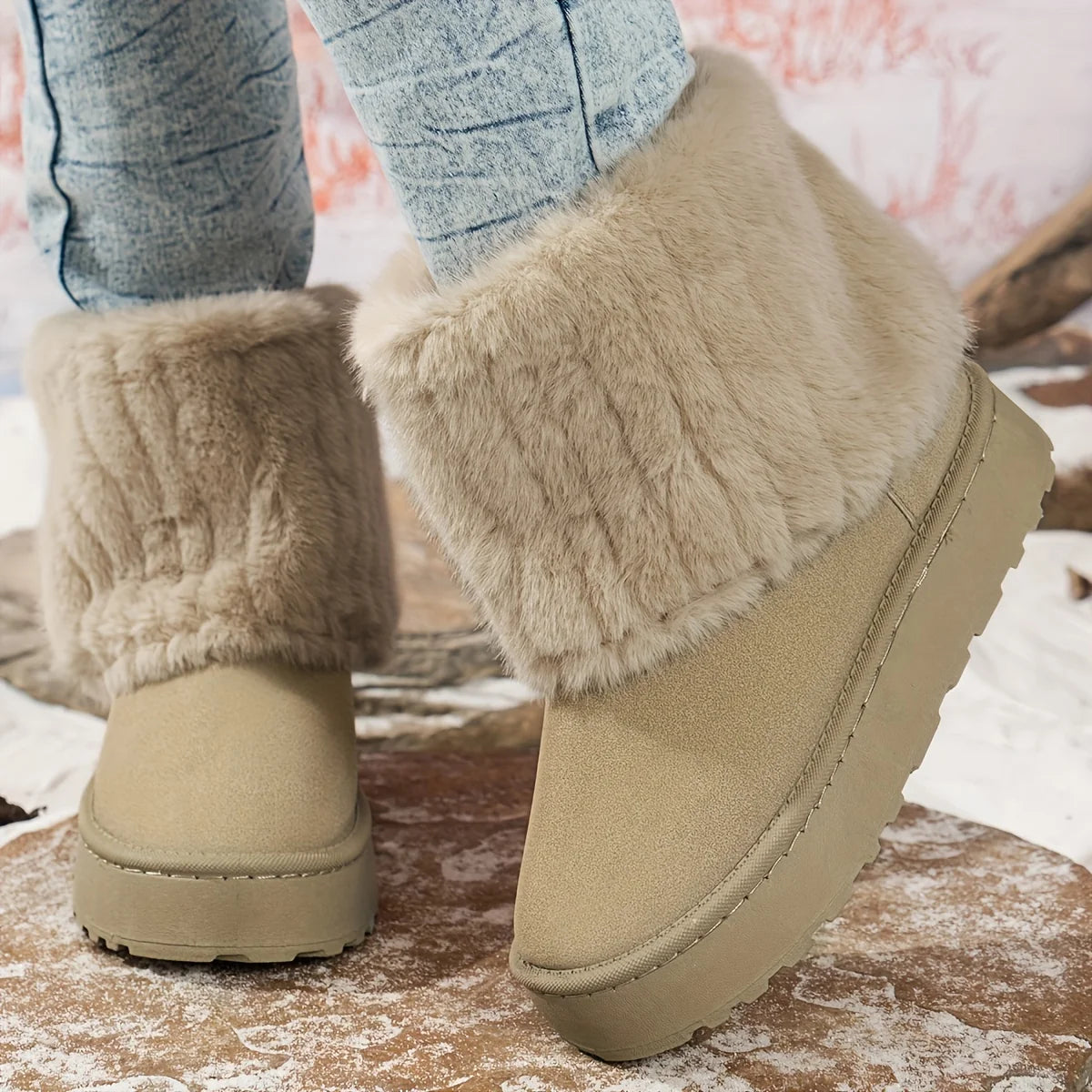 Loretta women's platform winter boots