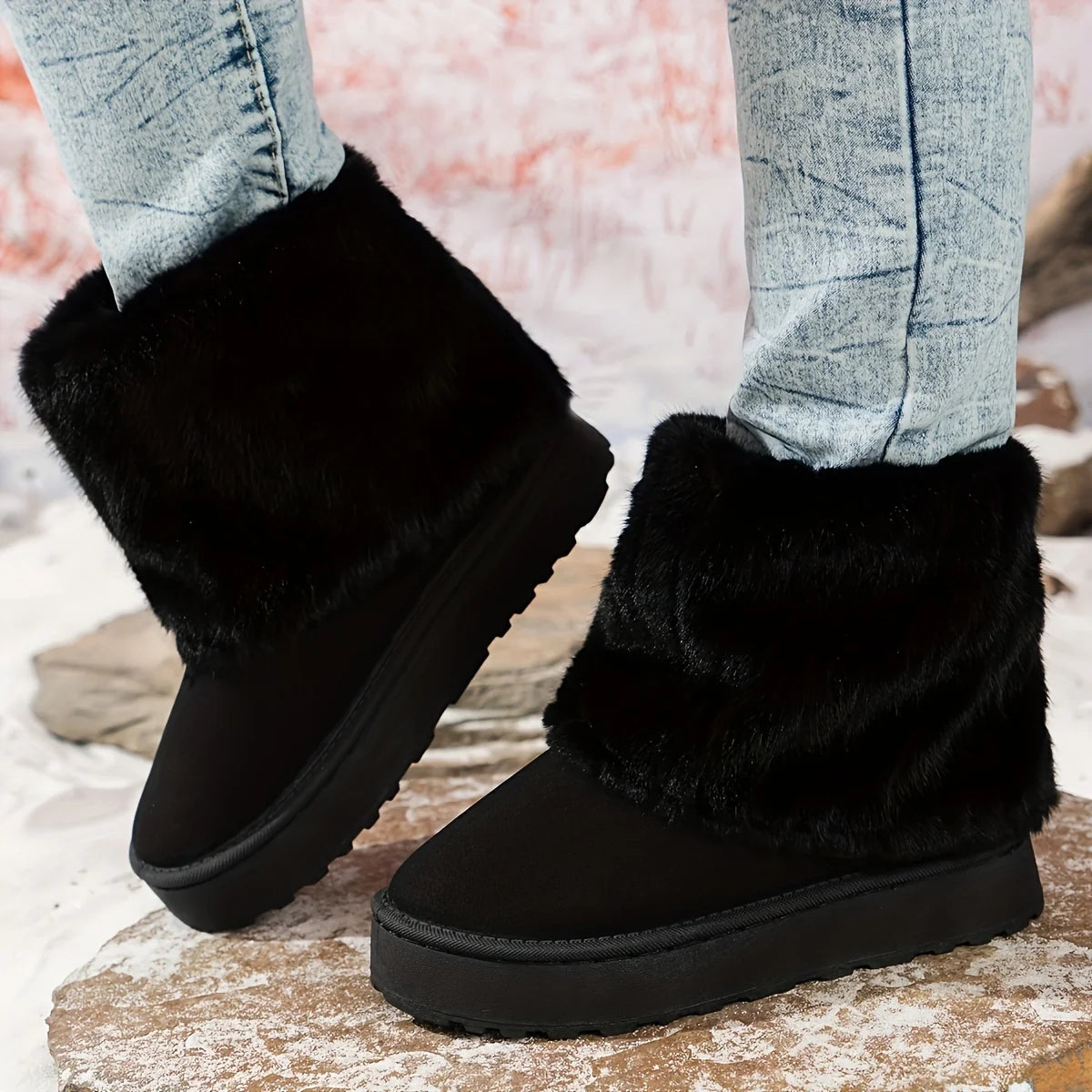 Loretta women's platform winter boots