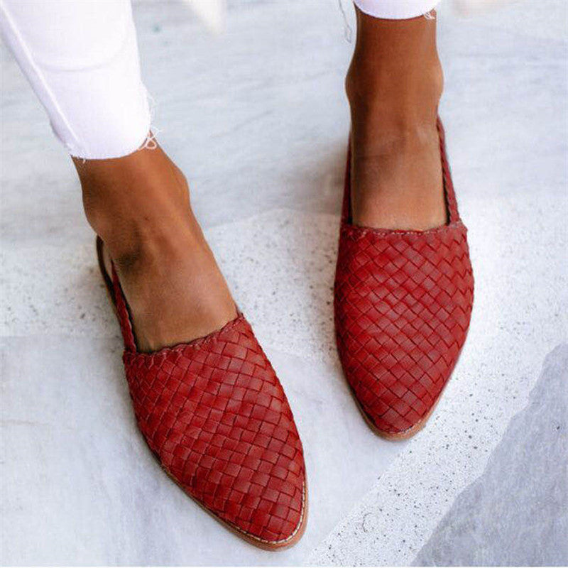 Lucy Leather Woven Sandals with Adjustable Buckle for Premium Comfort 0