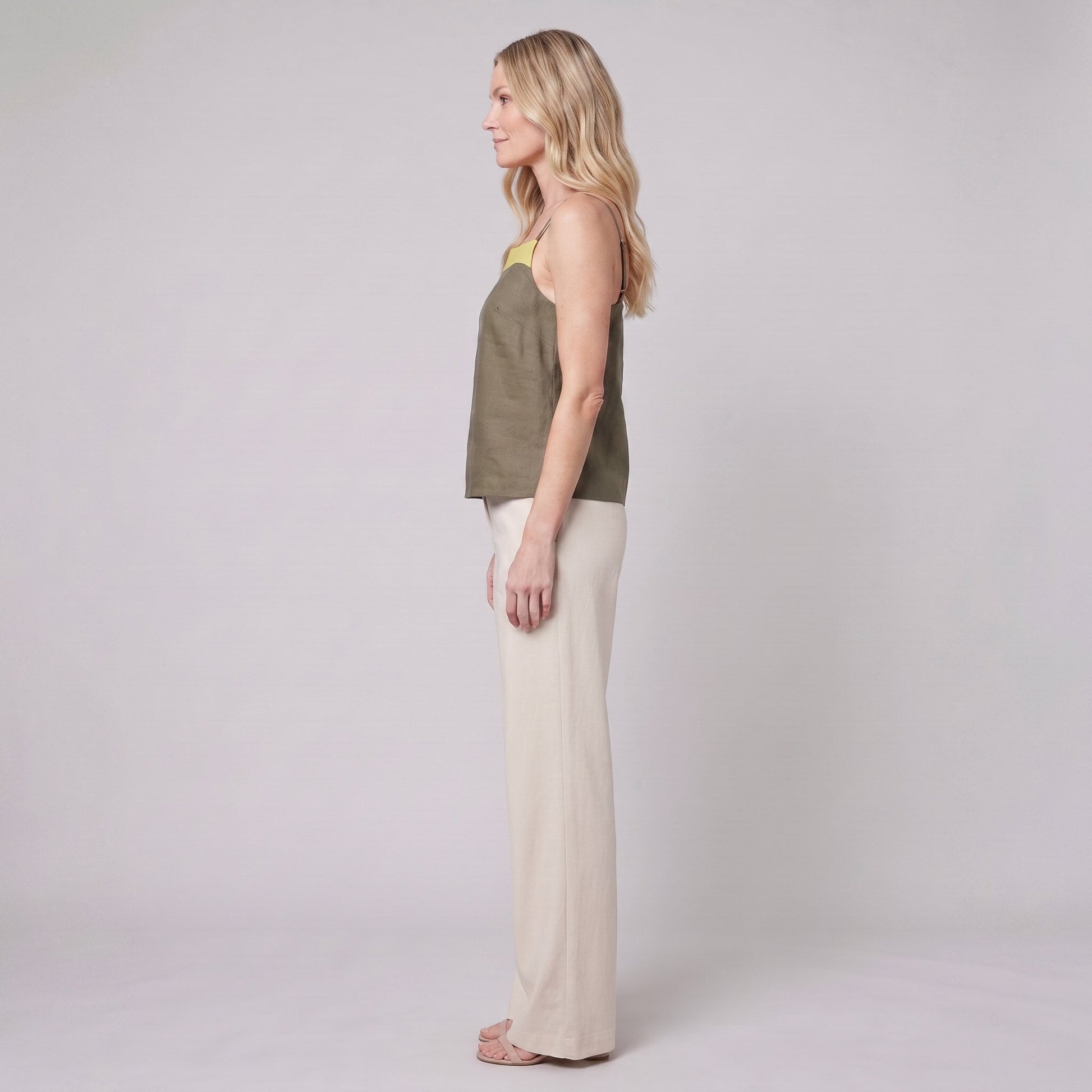 Maisie Linen Top - Breathable Fabric with Adjustable Straps and Flattering Fit 2