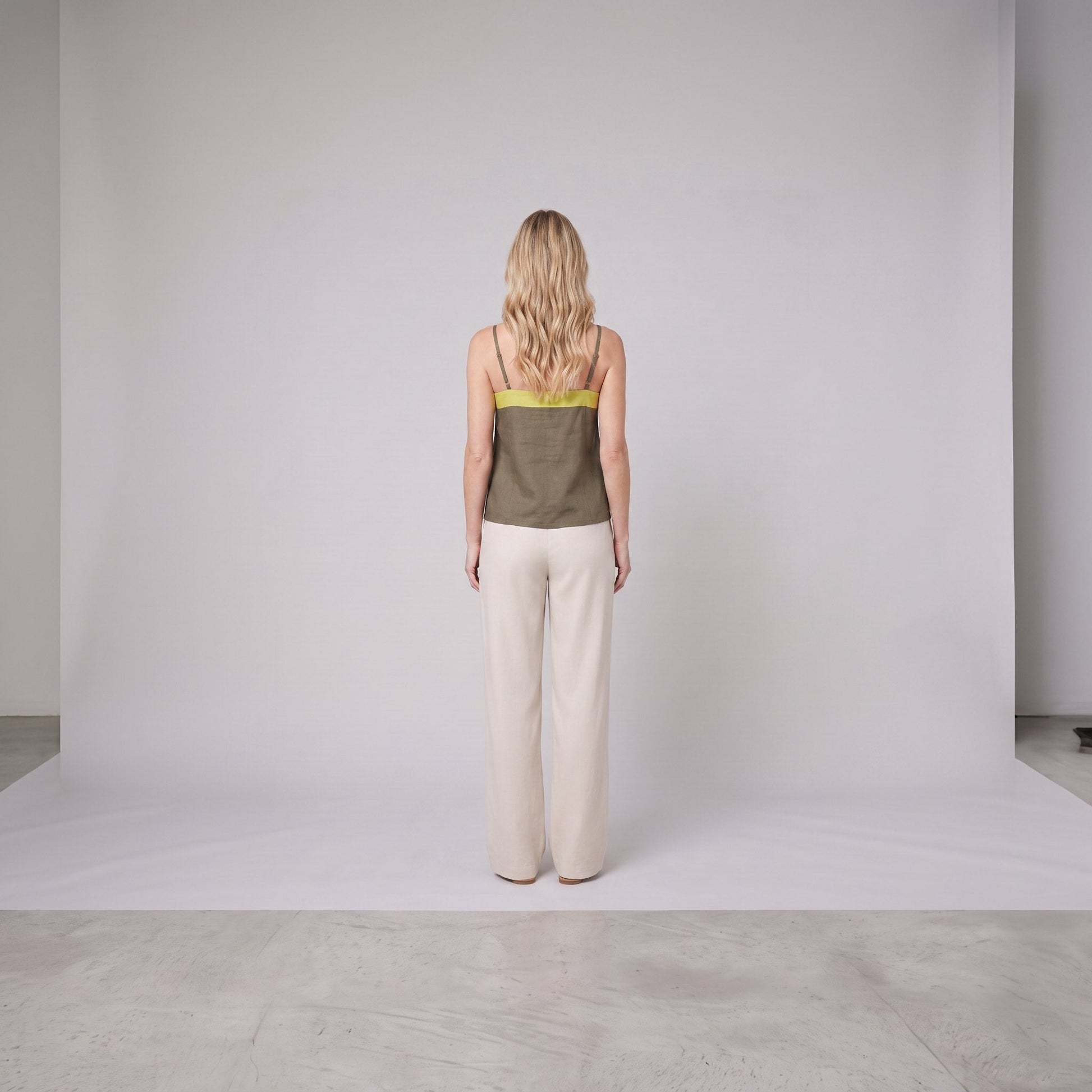 Maisie Linen Top - Breathable Fabric with Adjustable Straps and Flattering Fit 3