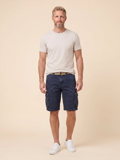 Maverick Mens Cargo Shorts - Comfortable Cotton Stretch Multi-Pocket Design 4
