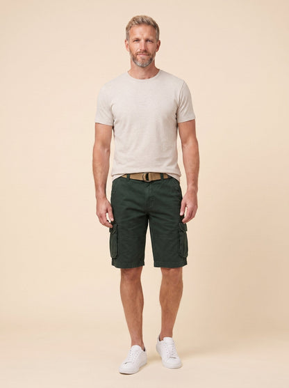 Maverick Mens Cargo Shorts - Comfortable Cotton Stretch Multi-Pocket Design 7