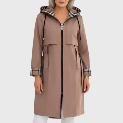 Mika Lightweight Trench Coat - Breathable Fabric, Adjustable Belt, Tailored Fit 0