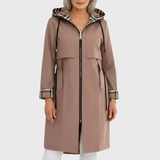 Mika Lightweight Trench Coat - Breathable Fabric, Adjustable Belt, Tailored Fit 0