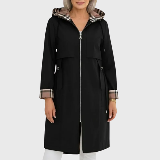 Mika Lightweight Trench Coat - Breathable Fabric, Adjustable Belt, Tailored Fit 1