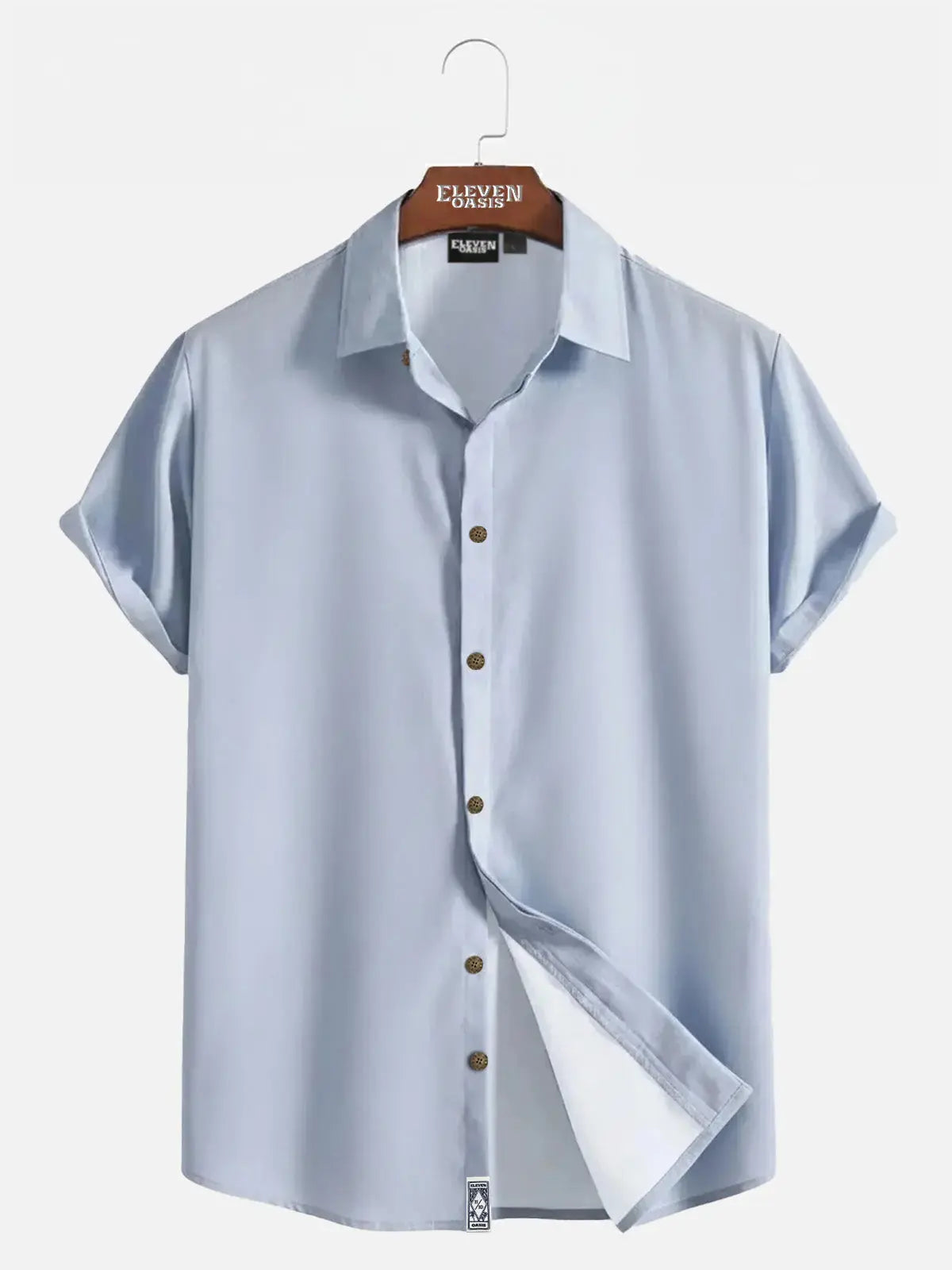 Milo Men's Shirt | Linen-Textured, Relaxed Fit 11