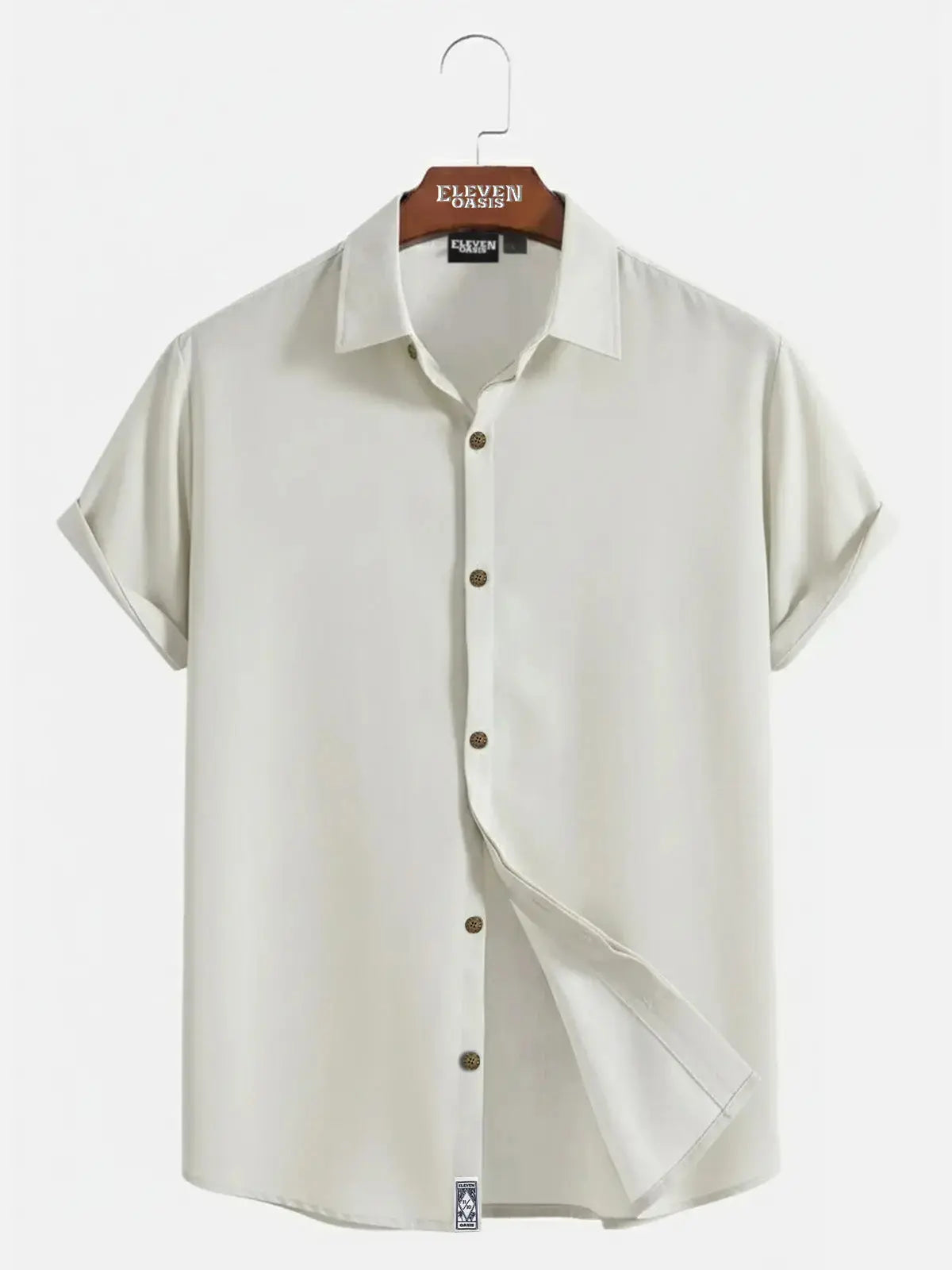 Milo Men's Shirt | Linen-Textured, Relaxed Fit 16