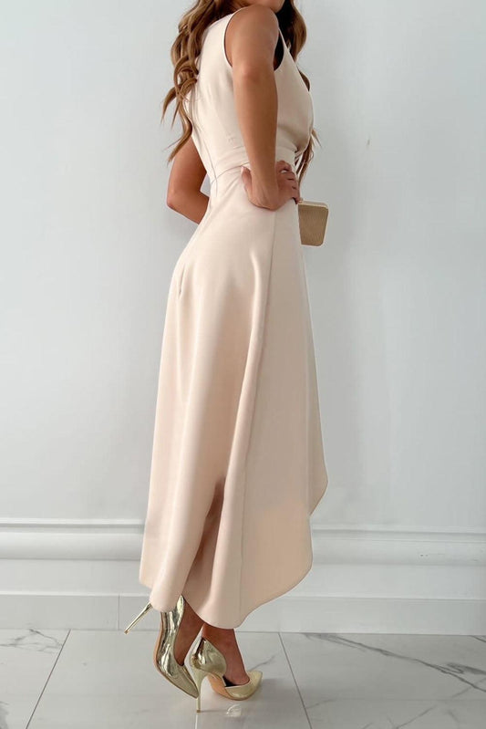 Mina - Elegant Wrap Dress with V-Neckline for Effortless Style and Comfort 1