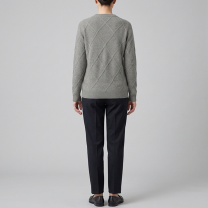 Nexus Cashmere Sweater - Soft Warm Blend With Ribbed Cuffs & Hem 4
