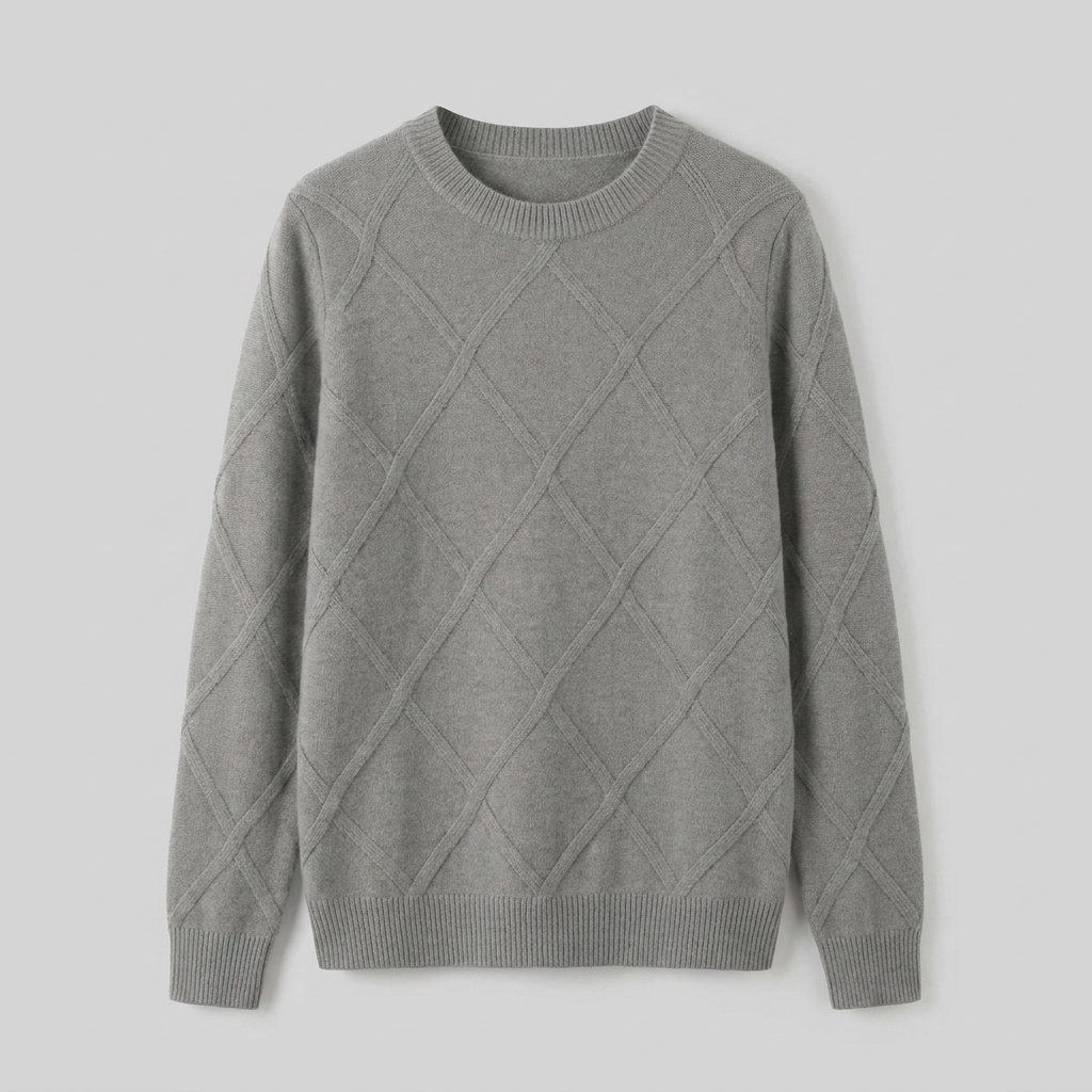 Nexus Cashmere Sweater - Soft Warm Blend With Ribbed Cuffs & Hem 5