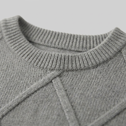 Nexus Cashmere Sweater - Soft Warm Blend With Ribbed Cuffs & Hem 6