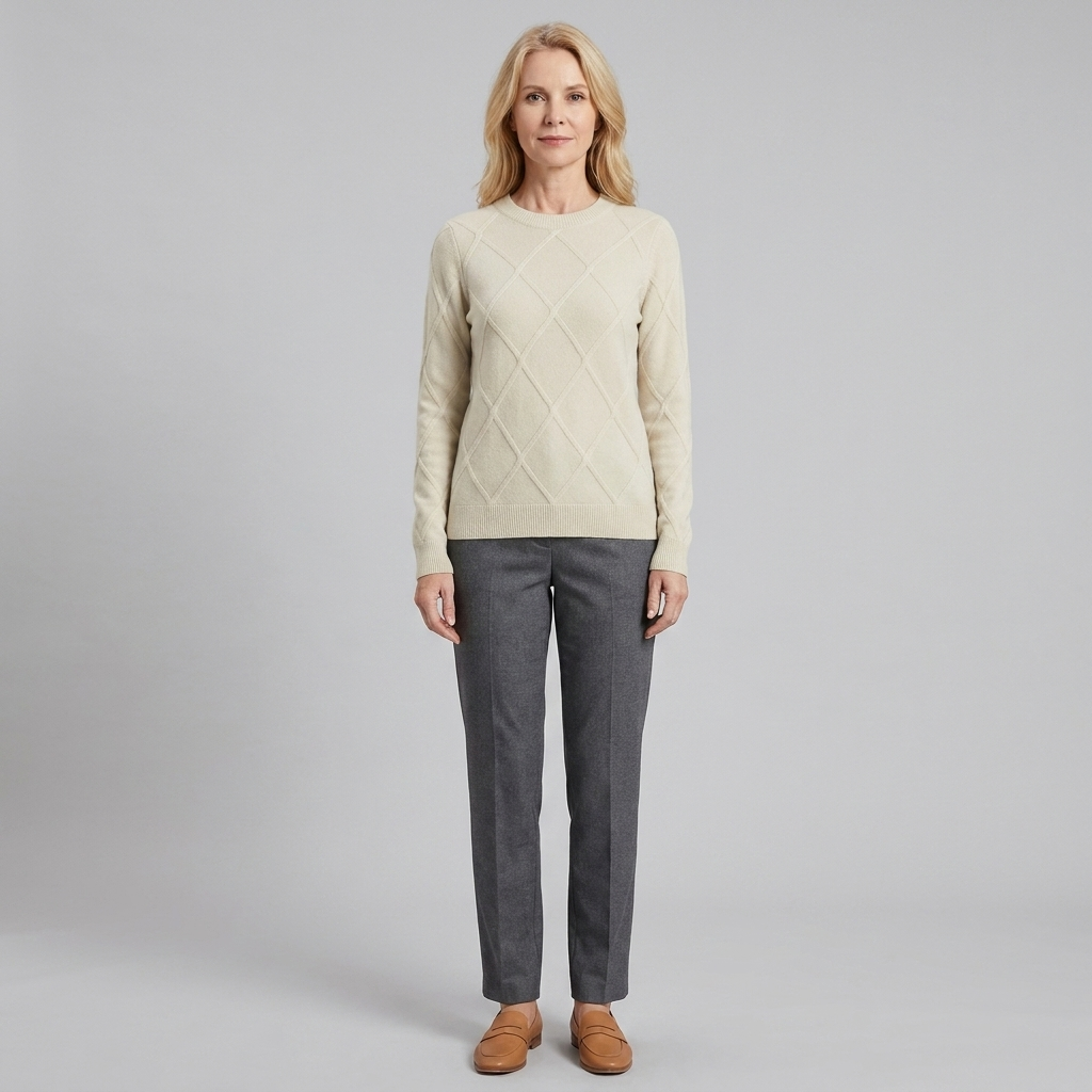 Nexus Cashmere Sweater - Soft Warm Blend With Ribbed Cuffs & Hem 8