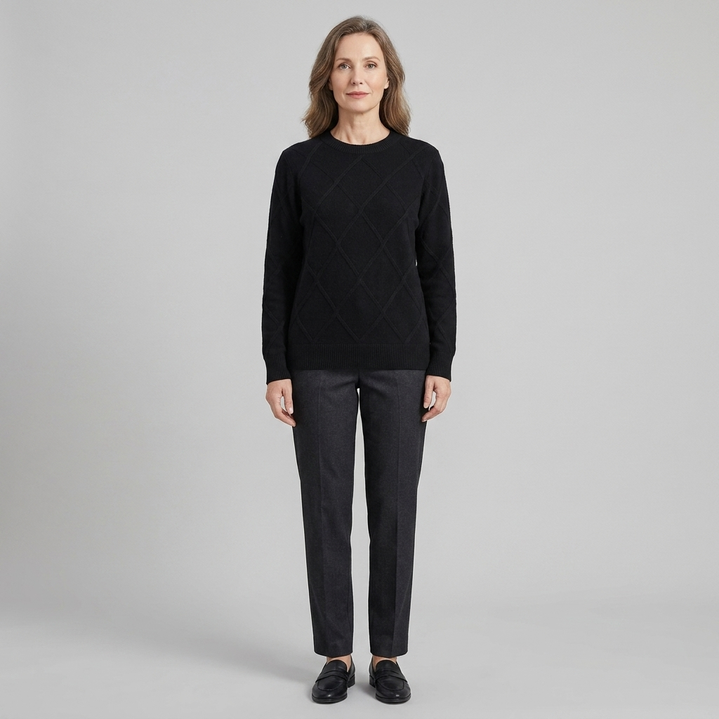 Nexus Cashmere Sweater - Soft Warm Blend With Ribbed Cuffs & Hem 9