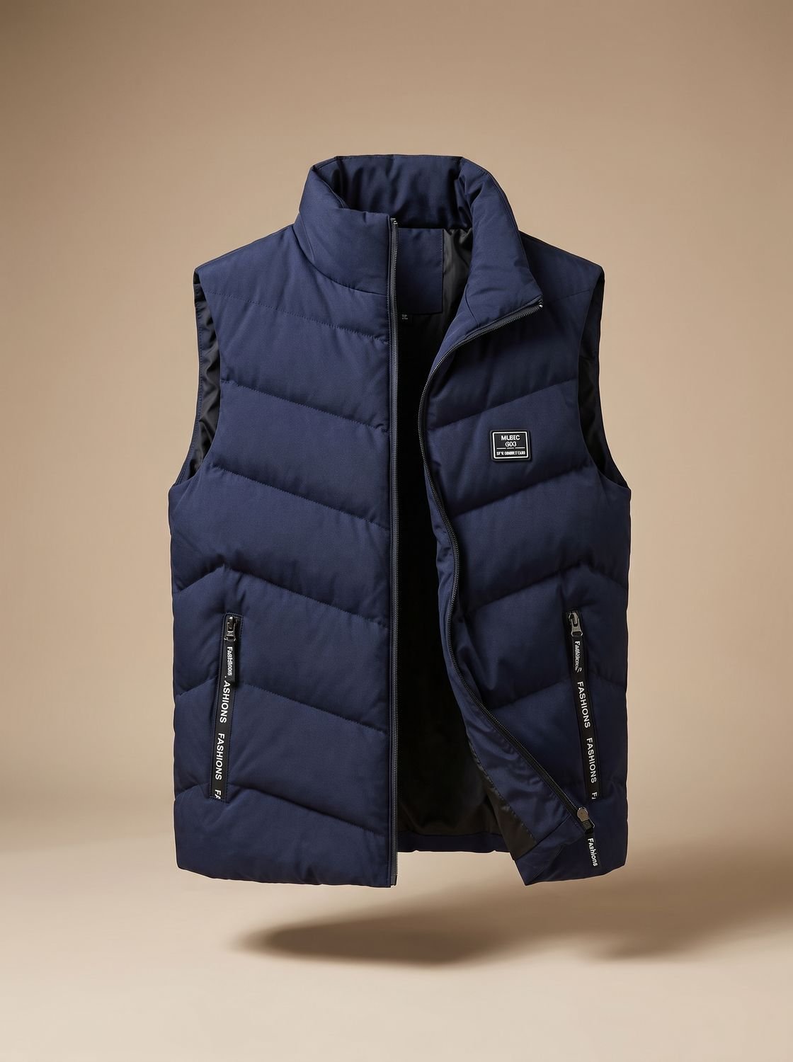 Noah Quilted Puffer Vest - Lightweight Sleeveless Design with Stand Collar 6