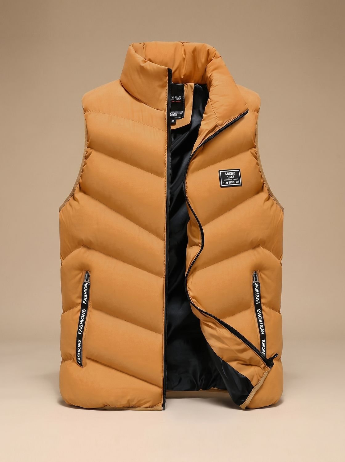 Noah Quilted Puffer Vest - Lightweight Sleeveless Design with Stand Collar 8