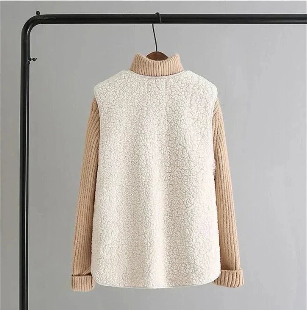 Norah Ribbed Knit Vest - Soft Button-Up Sweater Vest for Layering and Style 4