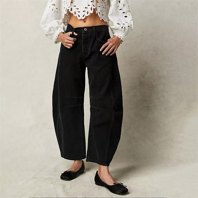 Olivia - High-Waist Baggy Jeans with Relaxed Fit and Barrel Leg Silhouette 3
