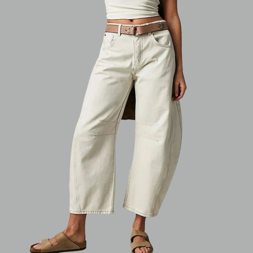 Olivia - High-Waist Baggy Jeans with Relaxed Fit and Barrel Leg Silhouette 4