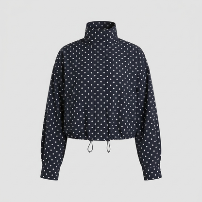 Pavia Polka Dot Jacket - Lightweight Transitional Outerwear with Structured Fit 5