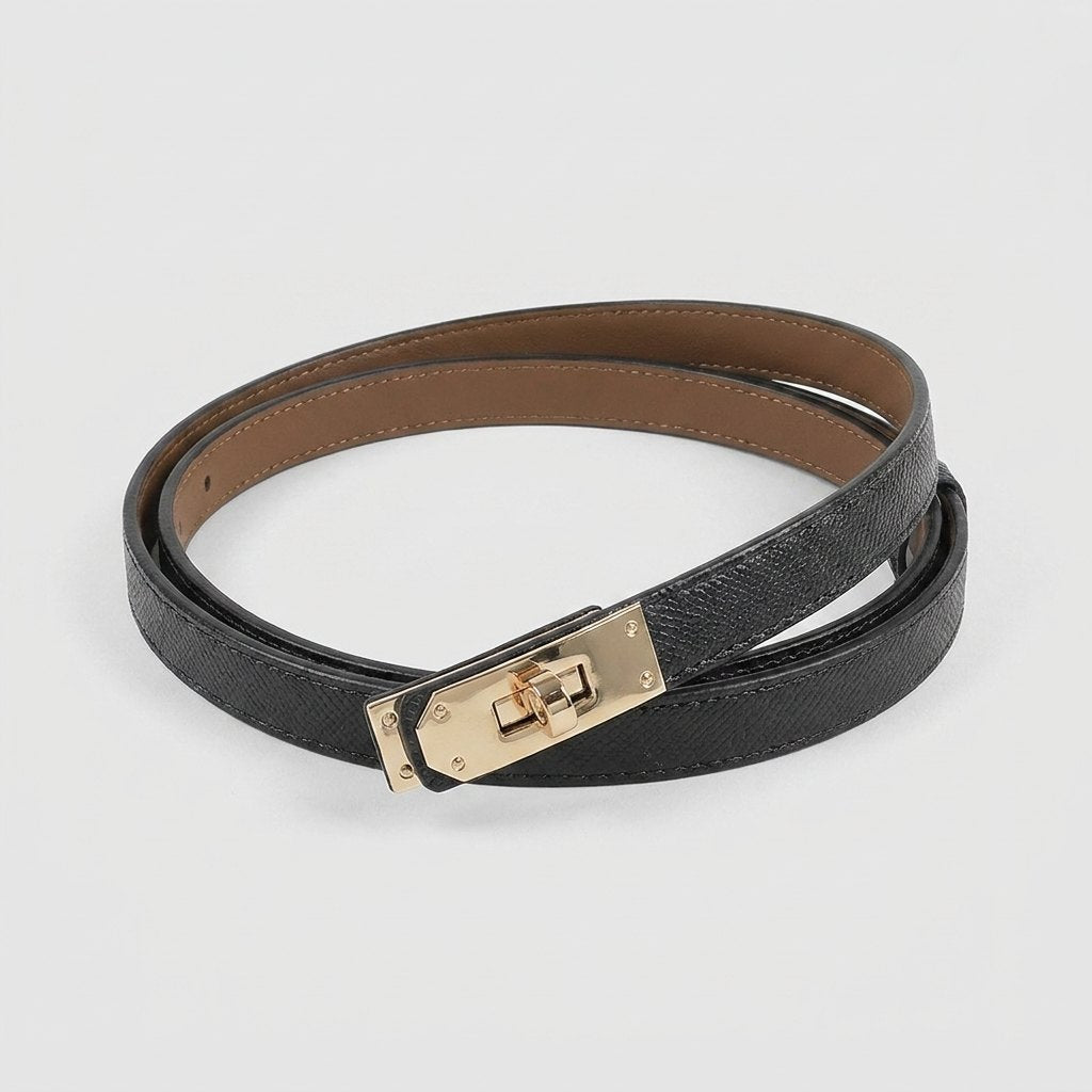 Rays Adjustable Polyurethane Belt - Durable, Minimalist Design for Versatile Styling 0