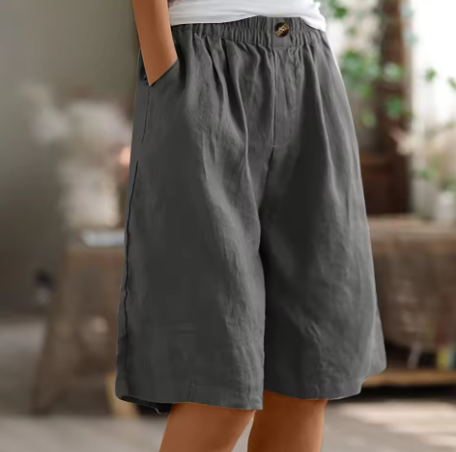 Renee Comfort Shorts - Soft Breathable Fabric, Relaxed Fit, Mid-Thigh Length 1