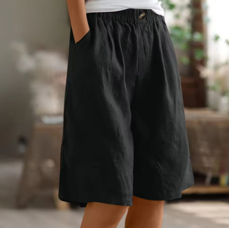 Renee Comfort Shorts - Soft Breathable Fabric, Relaxed Fit, Mid-Thigh Length 11