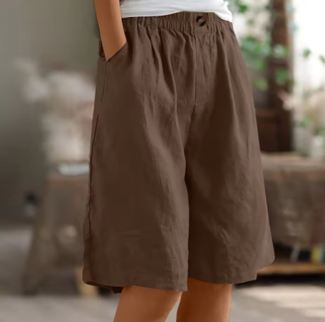 Renee Comfort Shorts - Soft Breathable Fabric, Relaxed Fit, Mid-Thigh Length 12