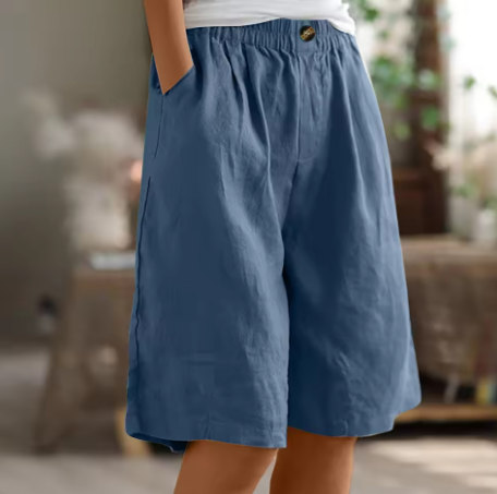 Renee Comfort Shorts - Soft Breathable Fabric, Relaxed Fit, Mid-Thigh Length 3