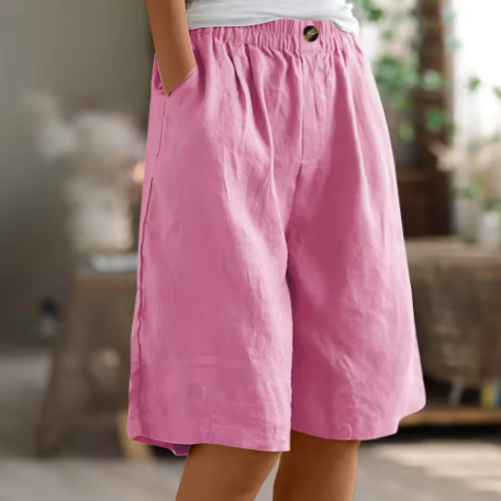Renee Comfort Shorts - Soft Breathable Fabric, Relaxed Fit, Mid-Thigh Length 4