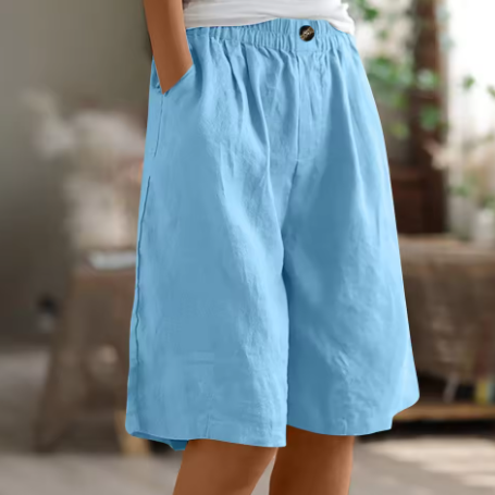 Renee Comfort Shorts - Soft Breathable Fabric, Relaxed Fit, Mid-Thigh Length 6
