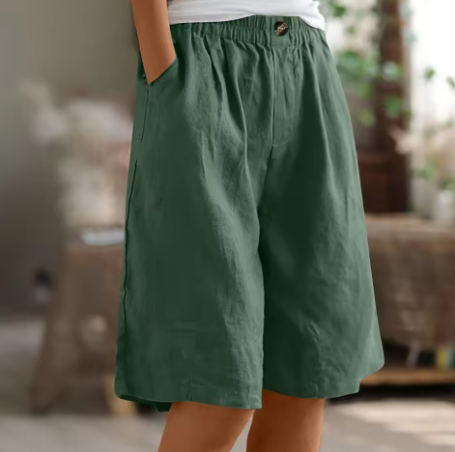 Renee Comfort Shorts - Soft Breathable Fabric, Relaxed Fit, Mid-Thigh Length 8