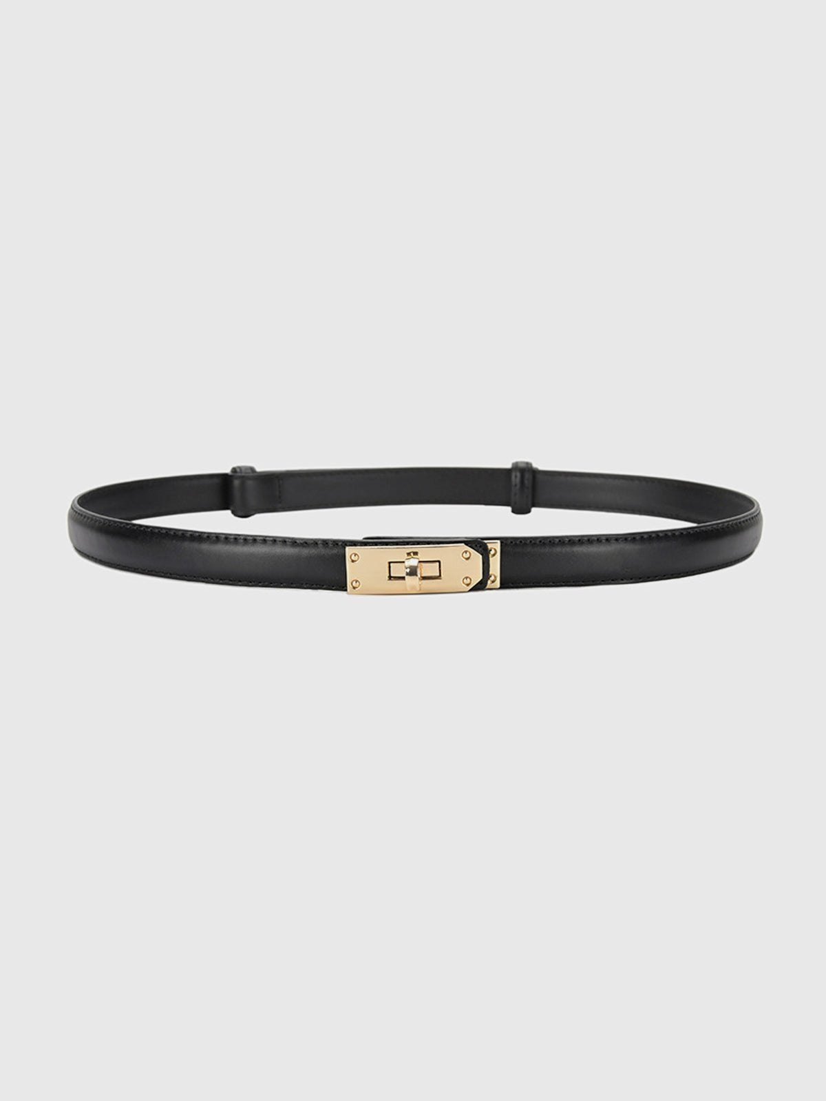 Rolo Belt - Regular Fit Slim Polyurethane Waist Accessory for Casual Style 1