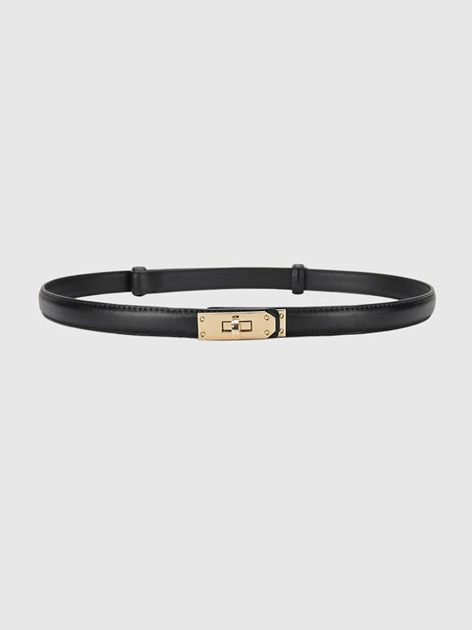 Rolo Belt - Regular Fit Slim Polyurethane Waist Accessory for Casual Style 1