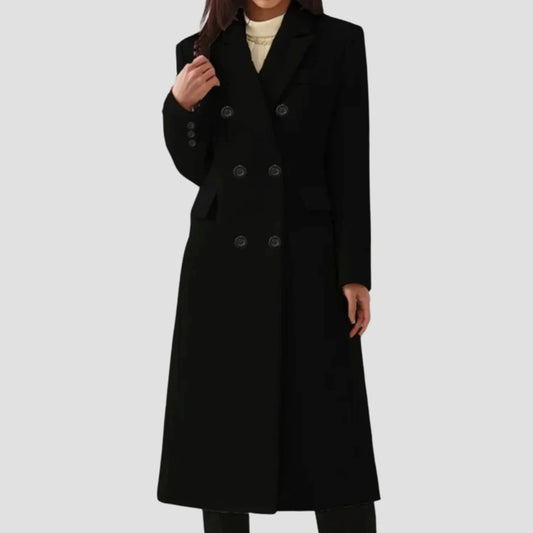 Scarlett women's double-breasted wool coat