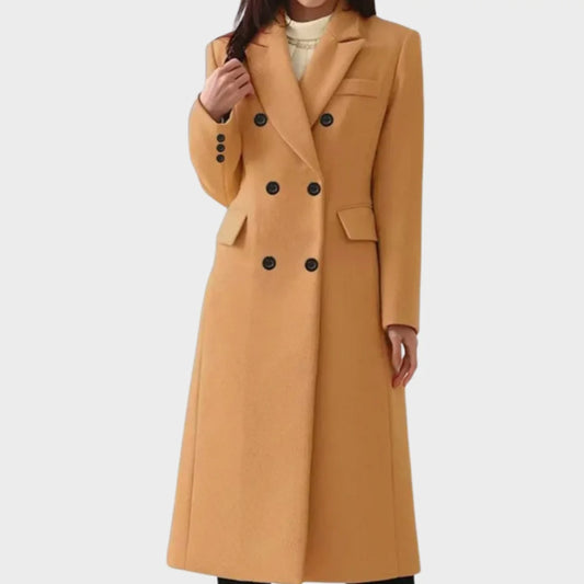 Scarlett women's double-breasted wool coat