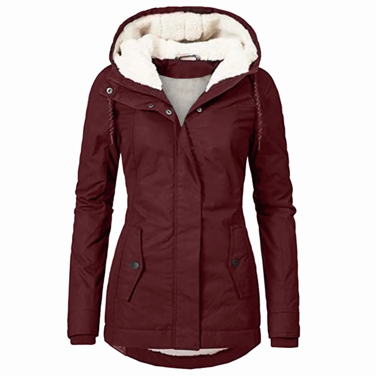 Scarlett women's fleece-lined hooded parka