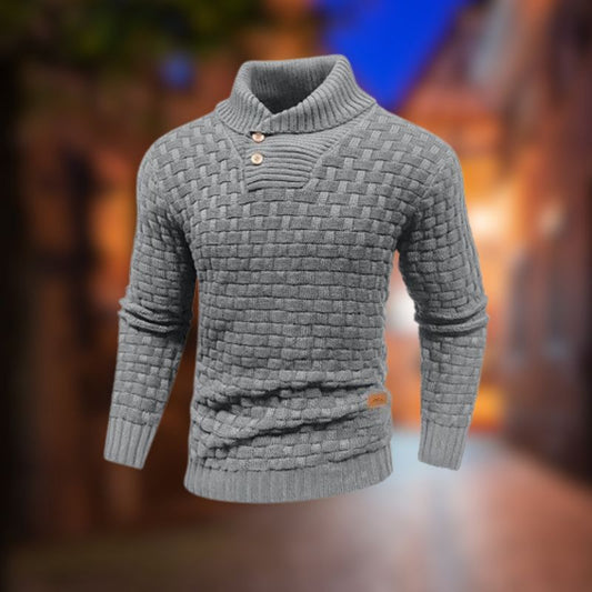 Sebastian Soft Thermal Sweater - Premium Cotton, Relaxed Fit, Cozy Warmth 1