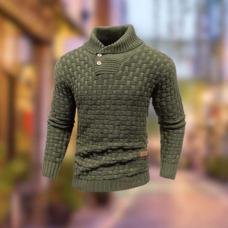 Sebastian Soft Thermal Sweater - Premium Cotton, Relaxed Fit, Cozy Warmth 2