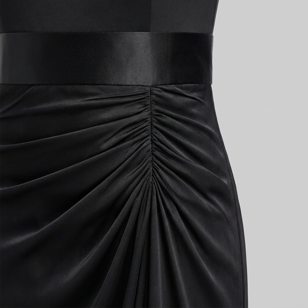 Serena - Long Sleeve Maxi Dress with Sequin Splice, Elegant Floor-Length Gown 5