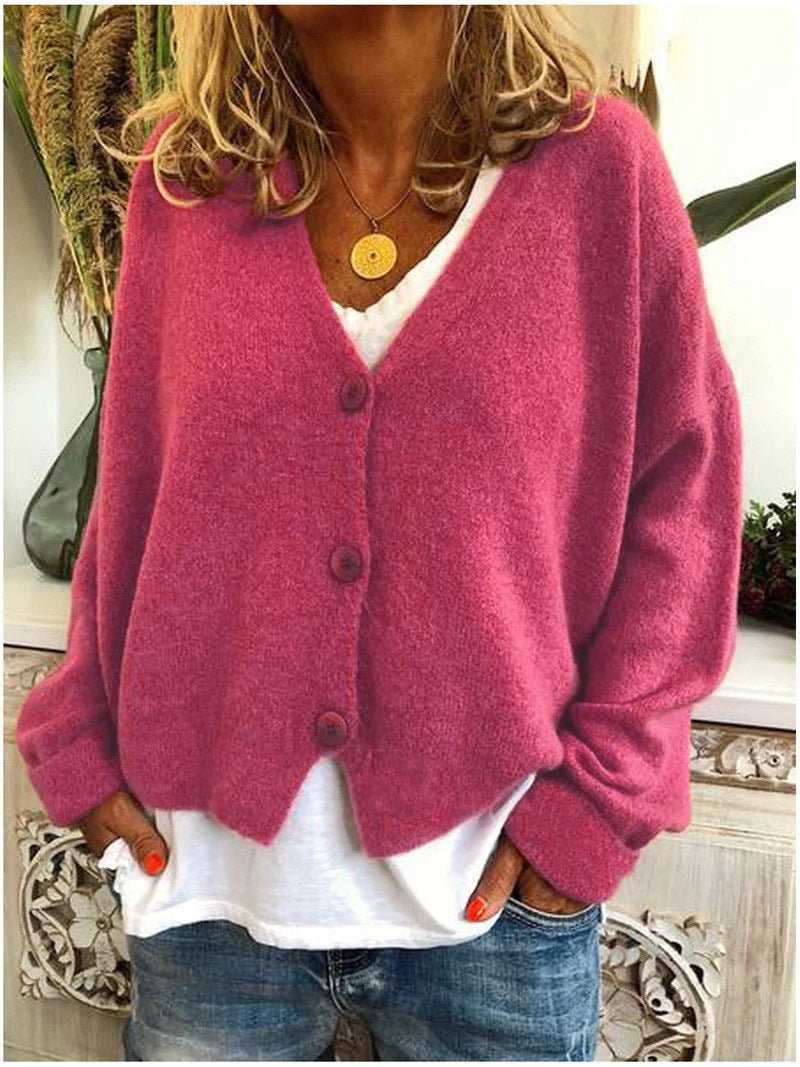 Shannon Knit Cardigan Sweater - Lightweight Soft Knit Layering Piece 7