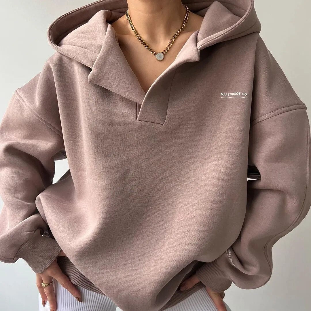 Sienna Modern Crewneck Sweater - Soft Cozy Fit for Versatile Style 0