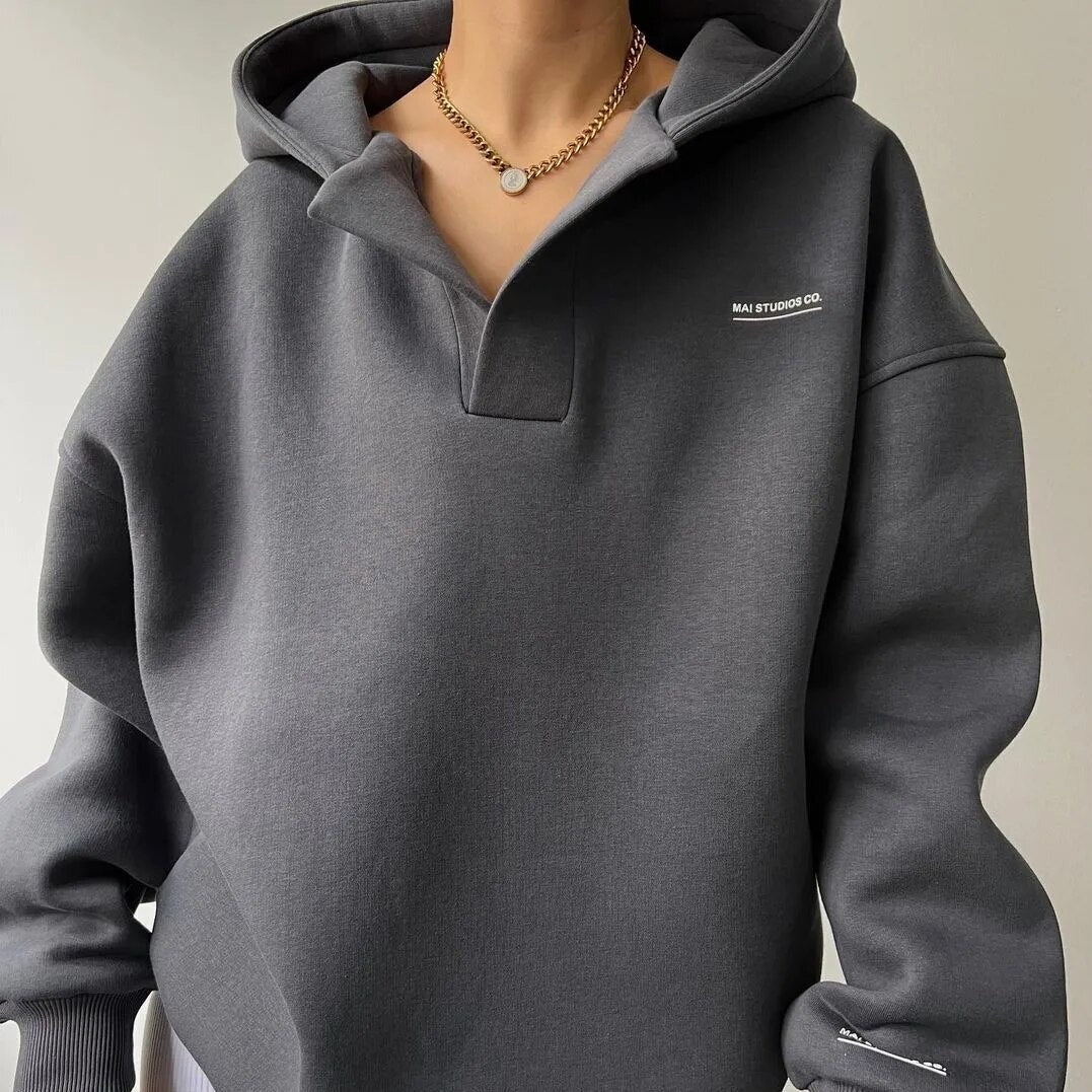 Sienna Modern Crewneck Sweater - Soft Cozy Fit for Versatile Style 2