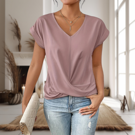 Sweetheart Neck T-Shirt for Women — Lightweight & Breathable 1