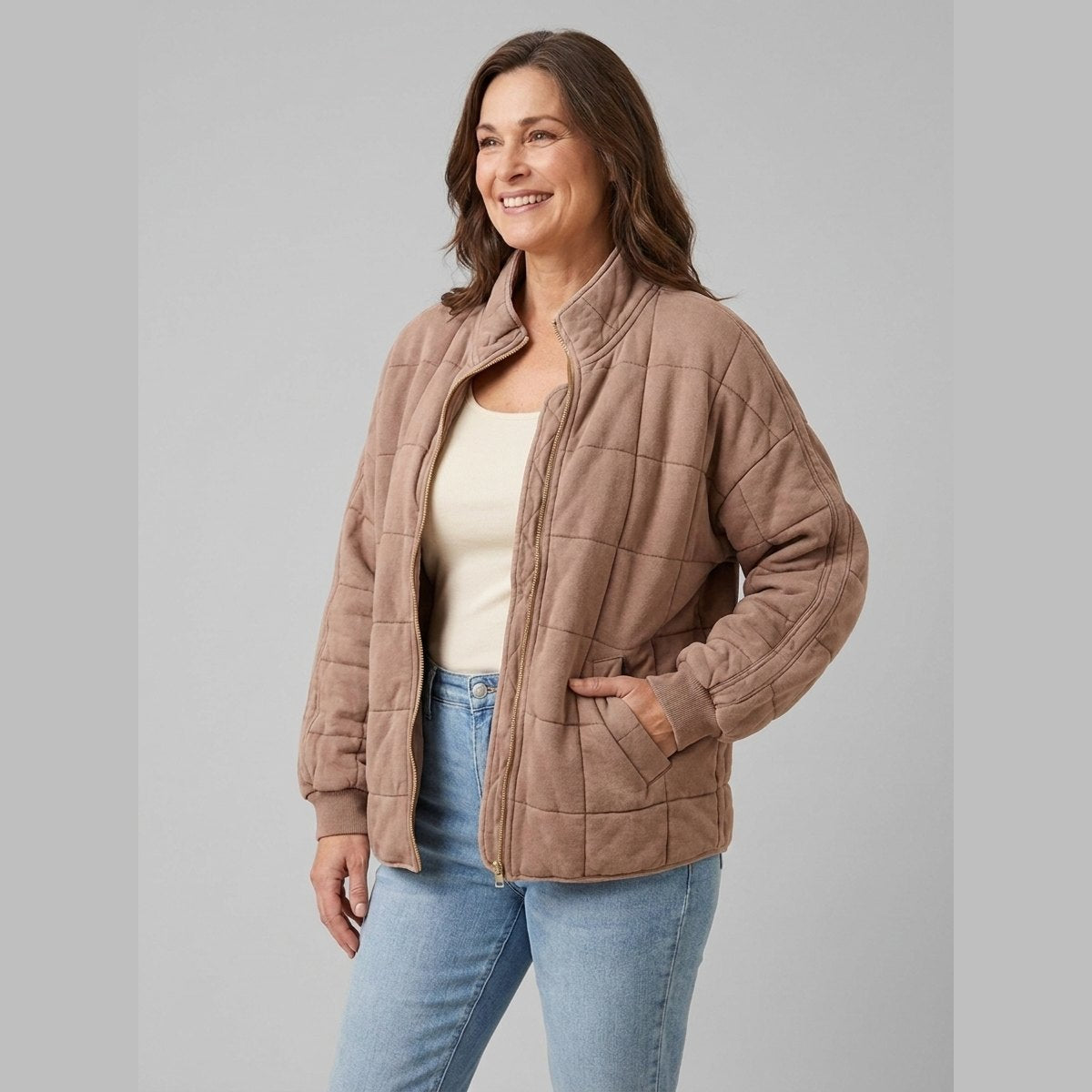 Timber Oversized Lightweight Coat - Warm Layering for Mid-Season Style 3