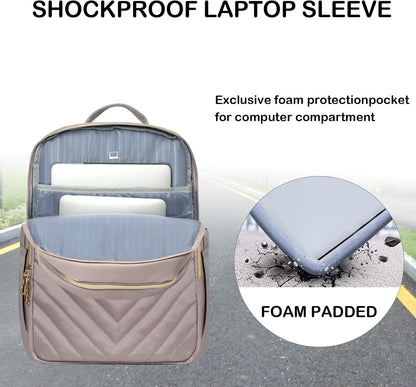 UrbanEdge Lightweight Waterproof Laptop Backpack with USB Charging Port 8