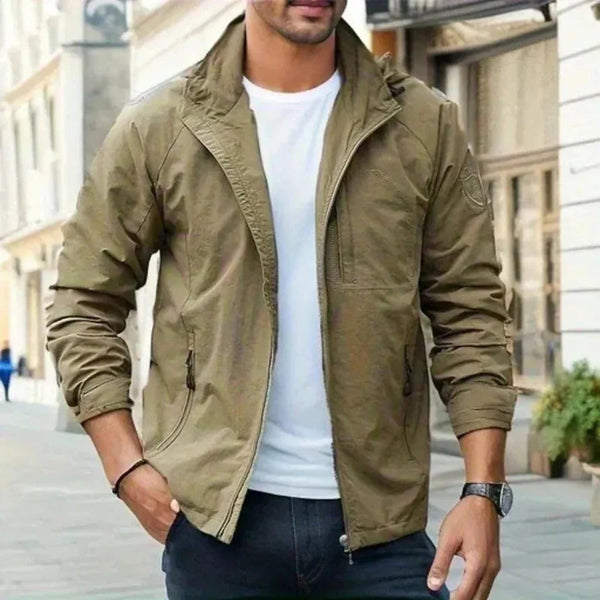 Versatile Lightweight Transitional Jacket - Breathable Water-Resistant Blend for All Seasons 0