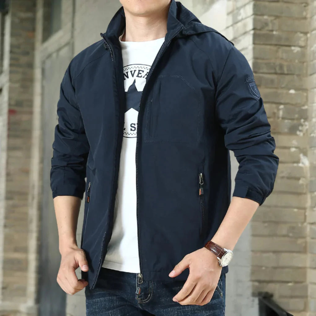 Versatile Lightweight Transitional Jacket - Breathable Water-Resistant Blend for All Seasons 2